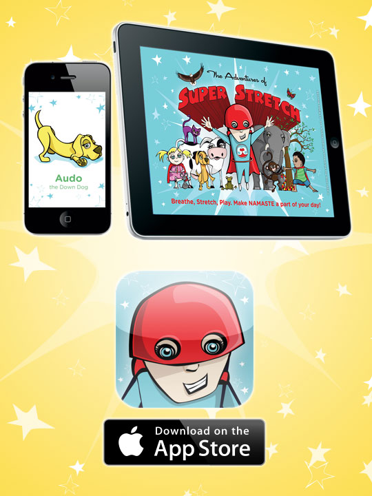 Super Stretch is a top Kids Yoga iTunes App
